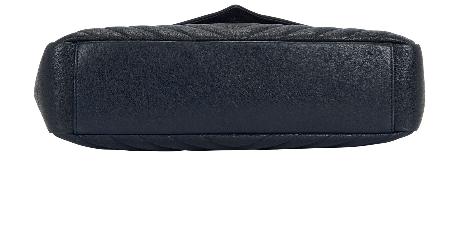 College Large, &pound;1,100, Handbags, Navy, Leather, Top view